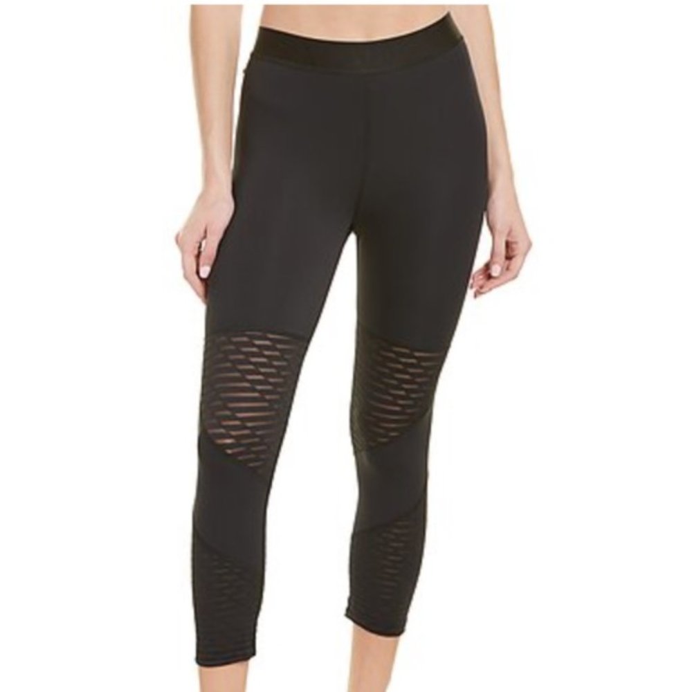 Like New Alala Horizon Crop Tight Black Sz S